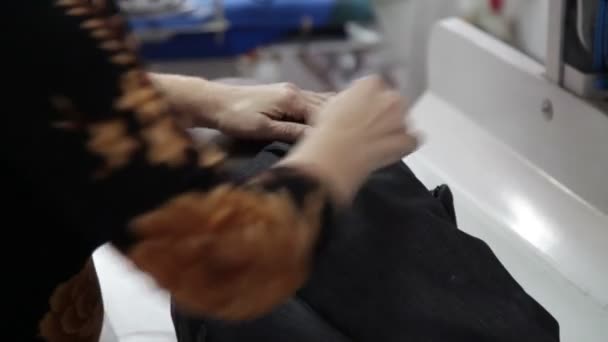 織物工場や労働者 — ストック動画
