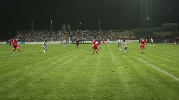 Partido de fútbol entre FC Sebastopol - Stal Alchevsk — Vídeos de Stock