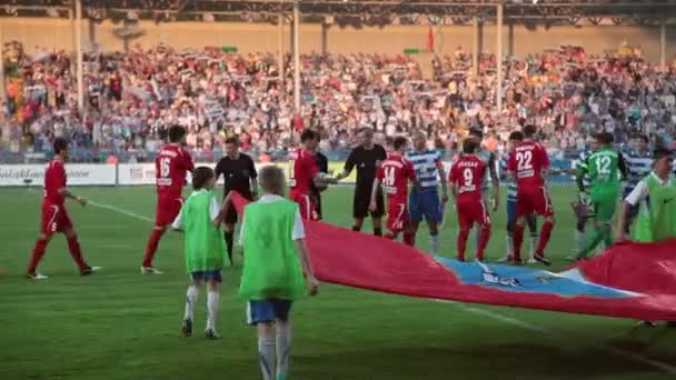 Soccer match between FC Sevastopol - Stal Alchevsk — Stock Video