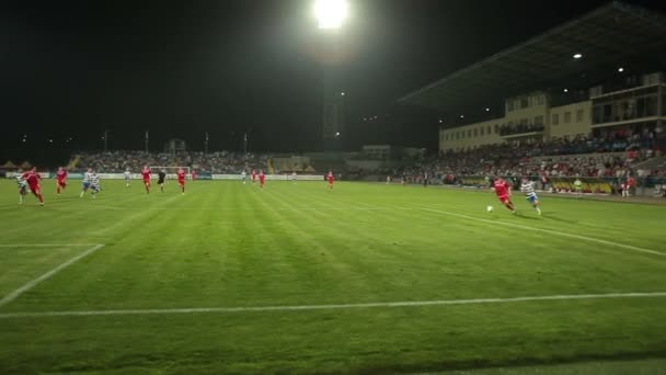 Partido de fútbol entre FC Sebastopol - Stal Alchevsk — Vídeos de Stock