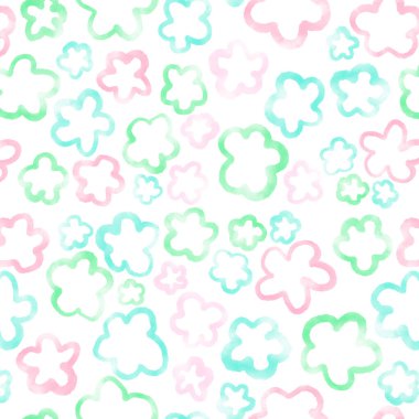 Kusursuz desenli arka plan pembe çiçek arkaplanı