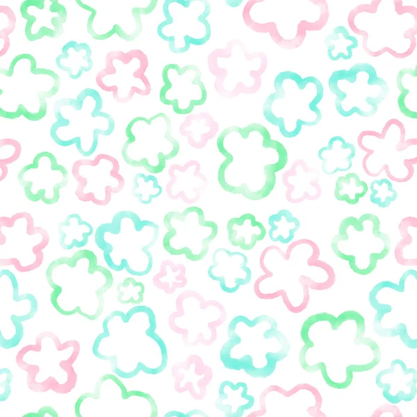 Nahtlose Muster Hintergrund Rosa Blume Hintergrund — Stockfoto