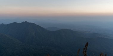 Dağ manzarası ve orman yürüyüşü.