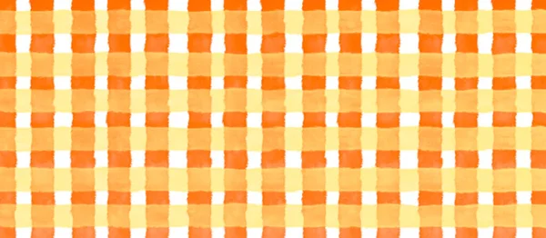 Orange Kreuz Linie Streifen Hintergrund Farbe Aquarell Linie Streifen Muster — Stockfoto