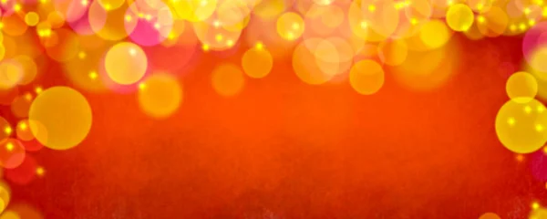 Abstraktní Červené Oranžové Pozadí Světlem Bokeh Letní Dovolenou — Stock fotografie