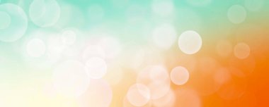 Yaz tatilinde Bokeh ve Bokeh 'in soyut turuncu arka planı