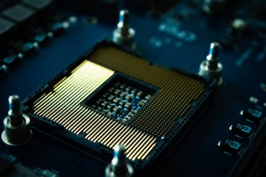 Devre bilgisayar ana kartı, devre çipi, PCB.