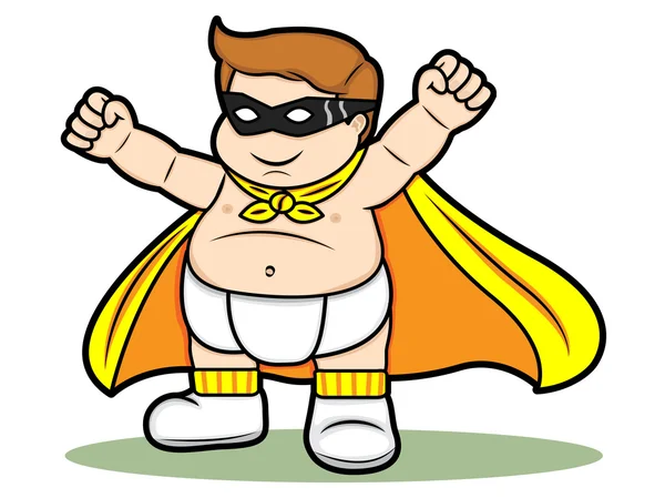 Super baby - illustratie — Stockvector