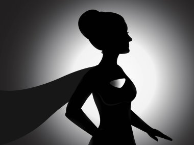 Supergirl siluet