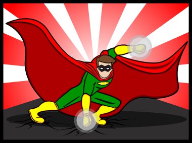 süper kahraman saldırıya hazırlanıyor