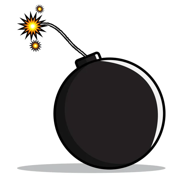 Dibujos animados de una bomba — Archivo Imágenes Vectoriales