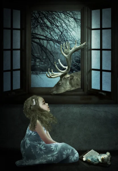 Evening fairy tale — Stock Photo, Image