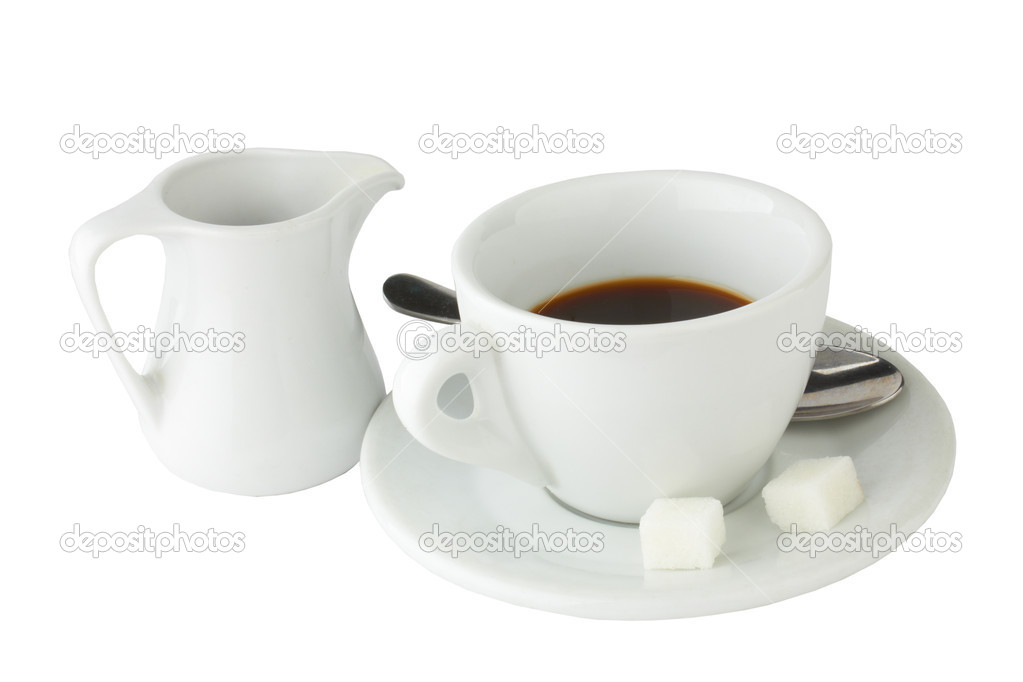 A cup of Espresso with milk