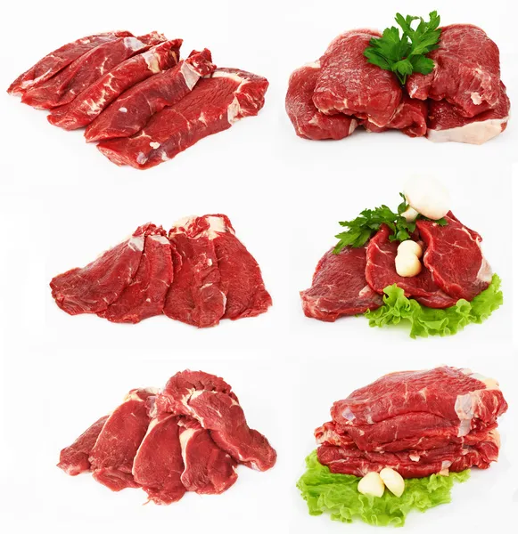 The piece of raw fillet steak — Stock Photo, Image