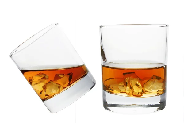 Whisky con ghiaccio — Foto Stock