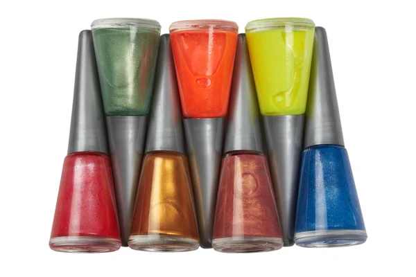 Bottles of nail polish — Stock Photo, Image