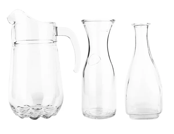 Glass decanters — Stock Photo, Image