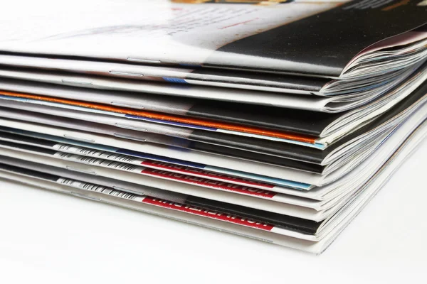 Stack of magazines — Stock Photo, Image