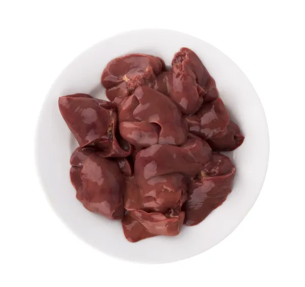 Raw chicken liver — Stock Photo, Image