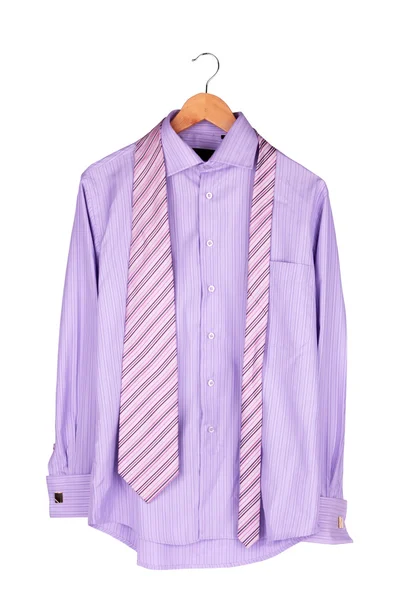 Shirt met stropdas — Stockfoto