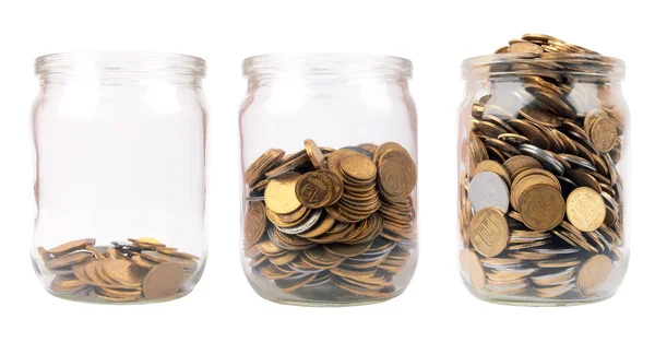 Coin jar — Stock Photo, Image