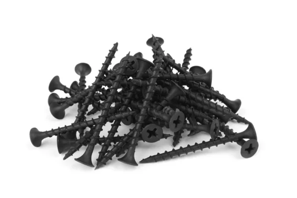 Black screws — Stock Photo, Image