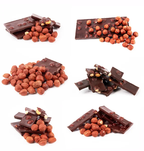 Chocolate con nueces —  Fotos de Stock