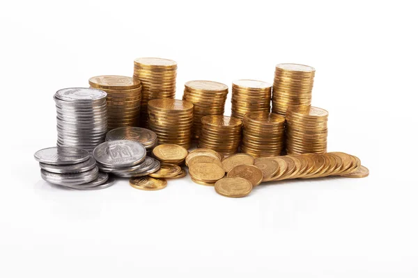 Стек монети — стокове фото
