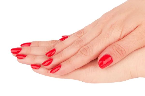 Czerwony do manicure — Zdjęcie stockowe