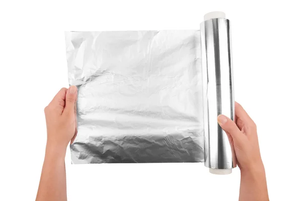 Aluminum foil — Stock Photo, Image