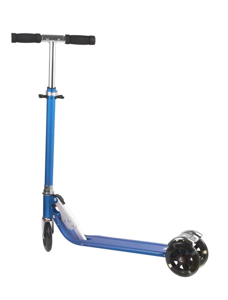 Металлический скутер — стоковое фото