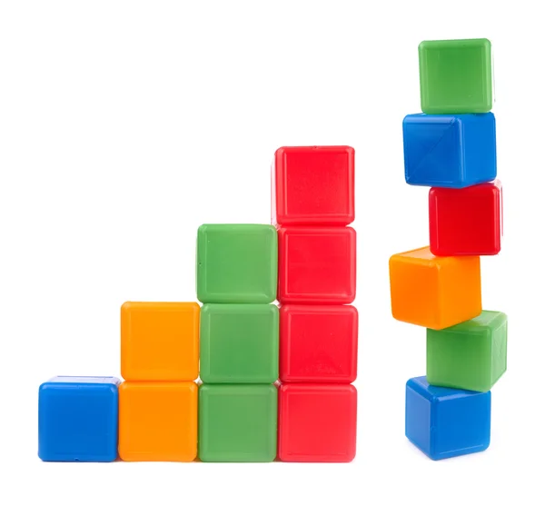 Plastic blocks — Stock Photo, Image