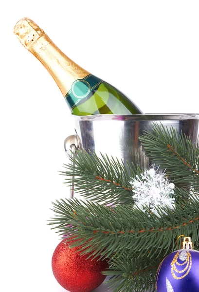 Flasche Champagner — Stockfoto