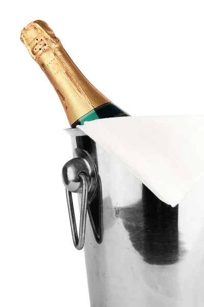 Fles champagne — Stockfoto