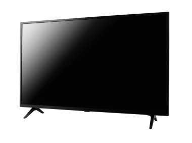Beyaz arkaplanda izole edilmiş Windscreen öncülüğünde veya lcd internet TV monitörü