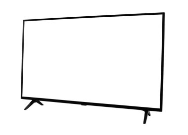 Beyaz arkaplanda izole edilmiş Windscreen öncülüğünde veya lcd internet TV monitörü
