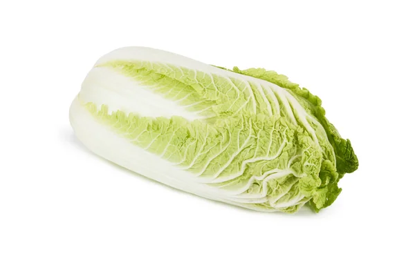 Fresh Chinese Cabbage Isolated White Background — Stock Photo, Image
