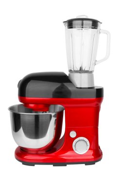 Gıda işlemcisi beyaz arkaplanda izole edildi