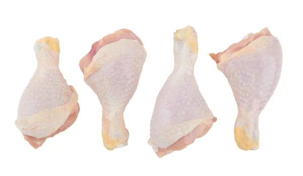 Chicken Legs Isolated White Background — Stock Photo, Image
