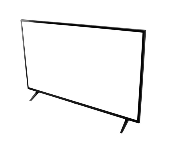 Parabrezza Led Lcd Internet Monitor Isolato Sfondo Bianco — Foto Stock