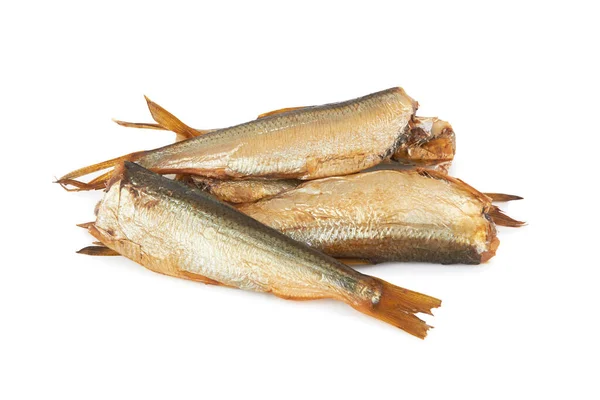 Sprats Heads Isolated White Background — Stock Photo, Image