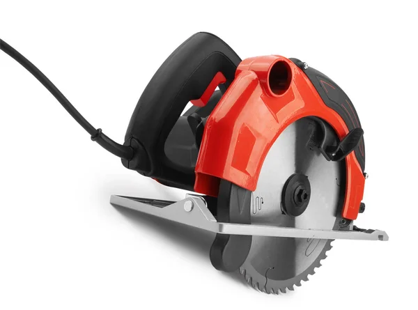 Power Tools Circular Saw Isolated White Background — ストック写真