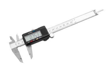 Caliper digital isolated on white background