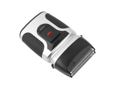 Beyaz arkaplanda elektrikli jilet izole edildi