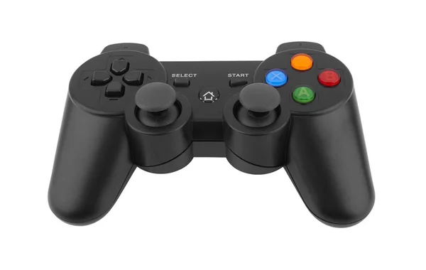 Videospielcontroller Isoliert Auf Weißem Hintergrund — Stockfoto