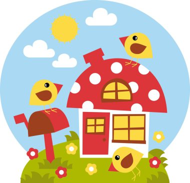 chickens illustration