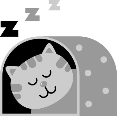 cat dream illustration