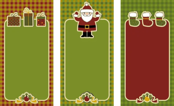 Set de etiquetas para scrapbooking, Feliz Navidad — Foto de Stock