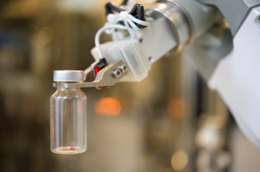 robotun içine laboratuar