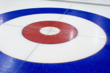 Spor Merkezi arka planda curling